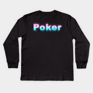 Poker Kids Long Sleeve T-Shirt